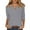 Light Gray#92, variant on UoCefik Womens Plus Size Tops 3/4 Sleeve Casual Summer Solid Elbow T Shirts Boho Loose Fit V Neck Three Quarter Length Sleeve T-Shirt Holiday Fashion Blouse Trendy Pullover Blue XXL