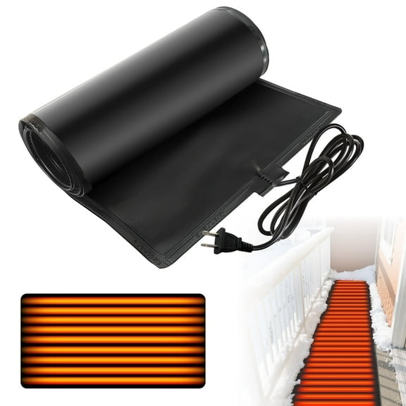SunHearth Heated Snow Melting Mats, 5ft x 13in 120V Roof Heat Tape,Heater Ice Dam Prevention Heated Outdoor Mats