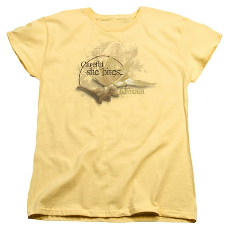 Labyrinth She Bites Womens Short Sleeve Shirt