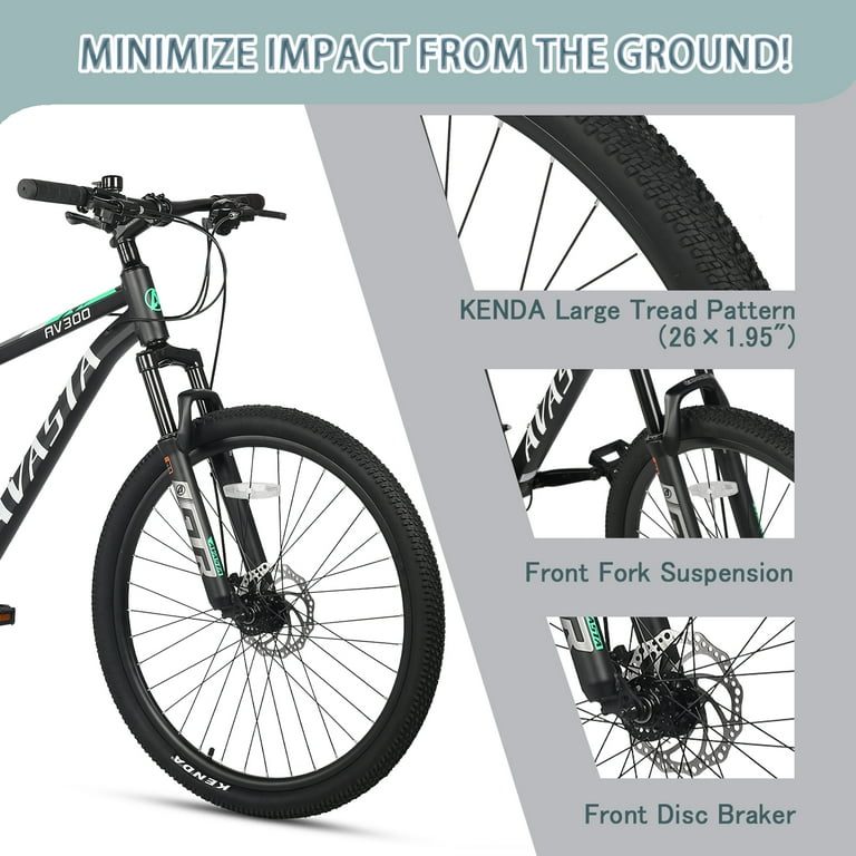 AVASTA AV300 27.5 inch Mountain Bike with 21-Speed，Aluminum