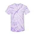 thumbnail image 2 of Dyenomite - Cyclone Pinwheel Tie-Dyed T-Shirt - 200CY - Lavender - Size: 2XL, 2 of 3