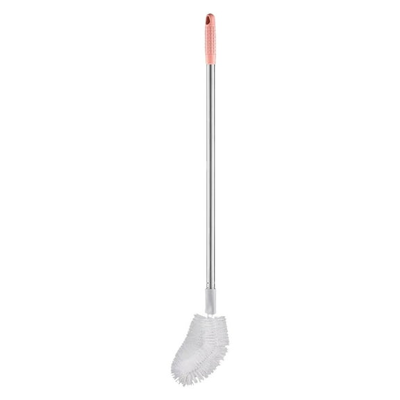 Btomtd Stainless Steel Cleaning Brush for Bucket Bottle Long Handle Scrub Brush for 1-5 Gallon Containers Brush Cleaner, Pink