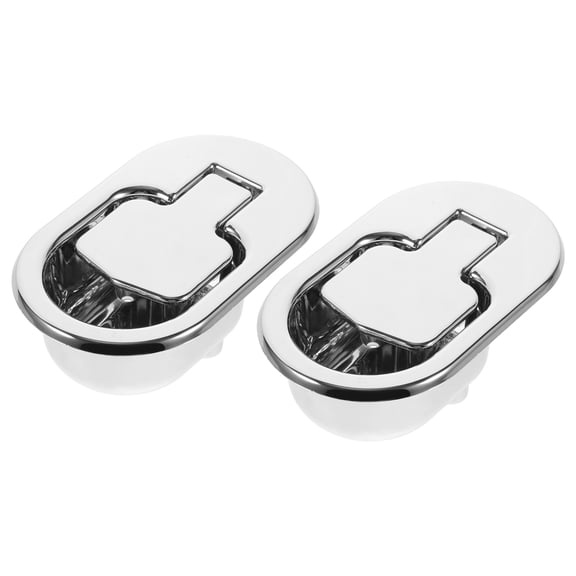 HOMEMAXS 2 Pcs Webbing Pull Out Couch Recliner Handle Parts 11.20X7.00X4.00CM Silver