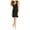 black, variant on Bar Iii Womens Flounce-Hem Sheath Dress