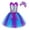 A01002-Purple, variant on Jurebecia Little Girls Princess Cosplay Dress Birthday Christmas Halloween Cosplay Costumes Pink With Hairband 4-5 Years