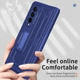 thumbnail image 3 of Dteck for Samsung Galaxy Z Fold 3 Stand Case, Built-in Kickstand Shockproof Protection Cover Case for Samsung Galaxy Z Fold 3 5G 2021,,Blue, 3 of 7
