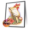 thumbnail image 2 of 5D DIY diamante pintura instrumento musical flor ronda completa decoración del hogar Likrtyny Arte deco, 2 of 9