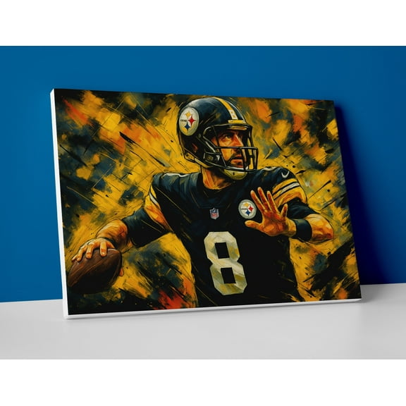 Aaron Rodgers Steelers Poster or Canvas Wall Art
