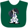 thumbnail image 3 of Inktastic Tri Color King Charles Spaniel Boys or Girls Baby Bib, 3 of 4