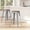 Silver, variant on Merrick Lane 30" High Backless Silver Metal Bar Height Dining Stool with Wooden Seat for Indoor Use