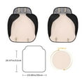 thumbnail image 4 of OTOEZ Deluxe Leather Car Front Seat Cover 2-Pack Front Bottom Seat Cushion Protector, 4 of 6