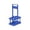 Blue, variant on Foldable 2 Bottle Drink Carrier Portable Bottle Holder Handheld Two Cup Caddy for Outdoor Party