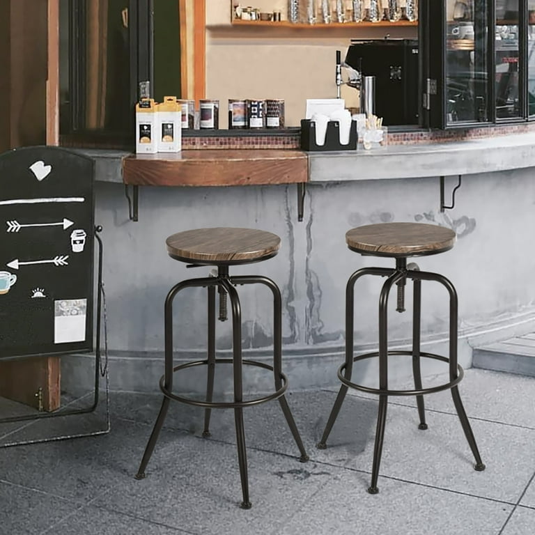 Round swivel on sale bar stool