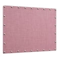 thumbnail image 1 of Linon Tableau d'Affichage en Toile de Jute Rose, 1 of 14
