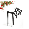 thumbnail image 4 of Loyerfyivos Christmas Decorations - Black Reindeer Statues - Modern 3D Printing Xmas Figurines - Elegant Indoor Holiday Decor - Table Centerpieces - Ideal for Mantel Living Room Bedroom Office, 4 of 7