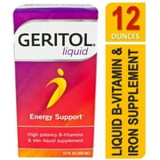 Geritol Liquid Energy Support B-Vitamins 12 oz (Pack of 3)