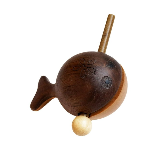 Guiro Instrument Percussion Instrument Wooden Shaped Guiro Musical Toy for A