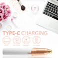 thumbnail image 2 of CHOK Rechargeable Eyebrow Hair Remover Eyebrow Trimmer Eyebrow Razor Tool for Face Lips Nose Facial Hair Removal, 2 of 6