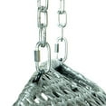 thumbnail image 2 of LeisureMod Modern Charcoal Wicker Double 2-Person Hanging Egg Swing Chair in Dark Gray, 2 of 20