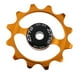 thumbnail image 2 of Polea de cambio trasero de rueda de polea de rueda jockey de bicicleta de cerámica, piezas de rueda Oro Macarena Rueda de jinete de la bici de cerámica, 2 of 8