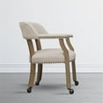thumbnail image 4 of Comfort Pointe Millstone Beige Sand Fabric Upholstered Caster Game Chair, 4 of 9