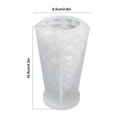 thumbnail image 3 of Billuyoard aromática de Navidad, molde de silicona para velas, cubo, molde liso, artesanía de cerámica, decoración de Festival, suministros para Kits para hacer jabón Tipo 4 Billuyoard HA009043-04, 3 of 6