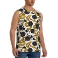 thumbnail image 2 of Balery Snake And Rose Men's Sleeveless Muscle Shirts Workout Tank Top, Moisture Wicking, Odor Protection-Large, 2 of 8