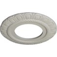 thumbnail image 3 of Ekena Millwork 9"OD x 4 1/2"ID x 1/2"P Claremont Ceiling Medallion (Fits Canopies up to 5 5/8"), Hand-Painted Pot of Cream, 3 of 7