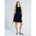 thumbnail image 2 of Free Assembly Women's and Women's Plus Smocked Cotton Sleeveless Mini Dress, Sizes XS-4X, 2 of 5