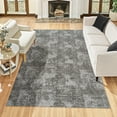 thumbnail image 4 of Shadow Thandi Transitional Geometric Silver Area Rug, 5x7, 4 of 7
