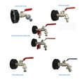 thumbnail image 3 of IBC Tank Adapter S60X6 1/2" 3/4" Garden Hose Faucet Water Tank Hose Connector Tap Replacement Connector Fitting Valve ,Durable Materia, 3 of 6