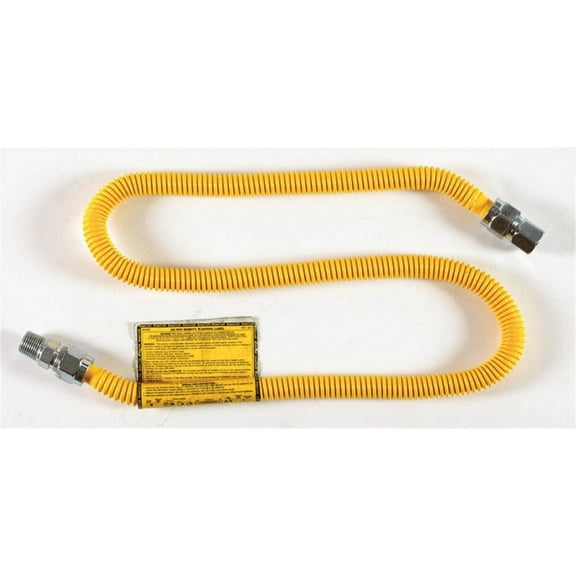 BrassCraft CSSC54-48 Flexible Gas Connector, 48"