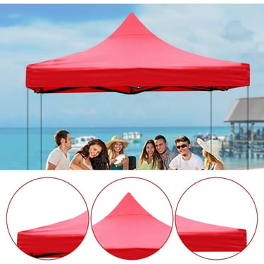 PGYONG Pop Up Canopy Replacement Canopy Tent Top-Cover, 6.56x6.56/8.2x8.2/9.84x9.84ft Replacement Canopy Cover for Instant Canopy Tent(without Bracket) Adventure Camping Tools