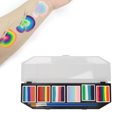 thumbnail image 4 of Kit De Pintura Para El Cuerpo Y La Cara, Paleta De Pintura Corporal Lavable De Colores Brillantes De Secado Rápido De 60g Para Bricolaje, 4 of 7