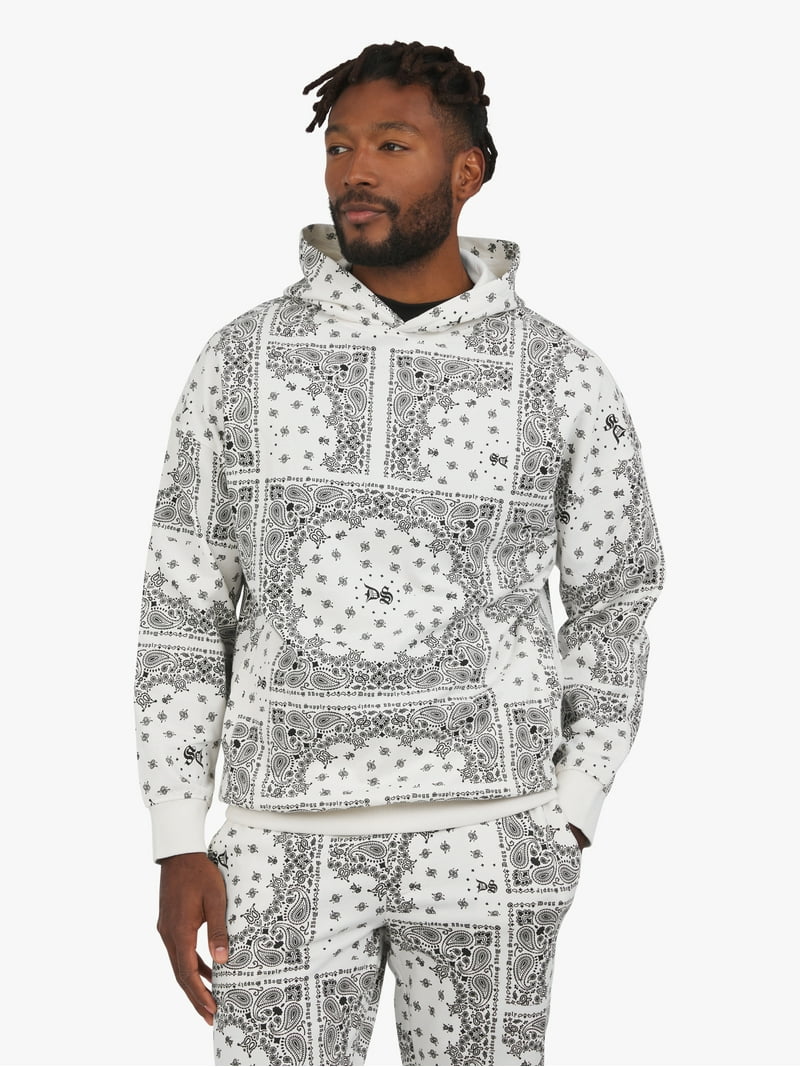 Dogg Supply by Snoop Dogg All Gender Bandana Print Popover Hoodie