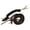 Brown, variant on Showman 22' Round Braided Nylon Mecate Reins w/ Leather Slobber Straps (Black)
