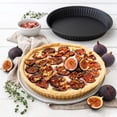 thumbnail image 2 of Abastado Quiche Pan, Pie Pan, Negro, Acero Inoxidable, Acero al Carbono Antiadherente Profundo Pizza Pan, 2 of 5
