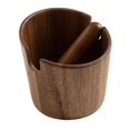 thumbnail image 2 of Cubo de madera pa café molido con bra de able, caja de de café, cubo asura pa café, cubo asura pa cafetera espresso Soledad Papelera de molienda, 2 of 10