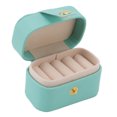 thumbnail image 1 of Petite boîte à Bijoux Voyage Portable Mini Anneau boîte de Rangement en Cuir PU Petite boîte à Bijoux Organisateur Petit Voyage Boucle d'oreille étui(04), 1 of 14
