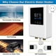 thumbnail image 3 of Water Heater Electric, 5500W Instant Hot Water Heater with Remote Control and LCD Touch Screen Water Heater US Plug, 3 of 5