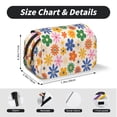 thumbnail image 5 of Goofa Groovy Daisy Flowers Pattern Double Layer Pen Pencil Case, Protective Large Capacity Storage Organizer Pen Pouch, Office College Supplies for Teens Adults, 5 of 7