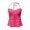 Hot Pink, variant on Summer Tops for Women A Backless Short Top With A Bow Fashionable And Casual Party Vest With Strappy Top For Women Athletic Cropped Bike Tops 3 Pk Compression Shirt 3 Shirt Muscle Tee