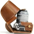 thumbnail image 3 of MegaGear Ever Ready Leather Camera Case Compatible with Olympus Pen E-PL8, 3 of 5