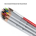 thumbnail image 3 of Raffine Watercolor Color Pencil Set - Water Soluble Colored Pencils - Set of 12 Assorted Colors, 3 of 5