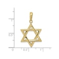 thumbnail image 2 of 14K Yellow Gold Star Of David Pendant Necklace with Chain, 2 of 4
