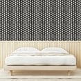 thumbnail image 4 of Ambesonne Modern Peel & Stick Wallpaper for Home, Abstract Round Brush Petals, 13"x36", Dark Grey and Ivory, 4 of 6