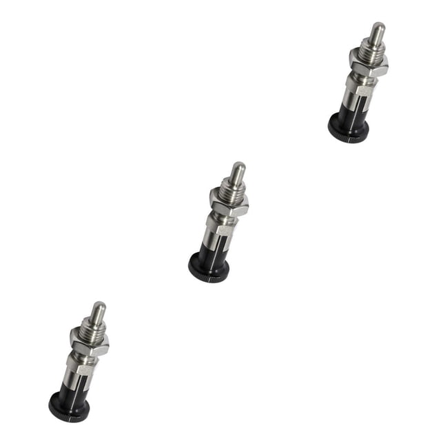 Decodeary Pince de Verrouillage de Ressort de Piston de Bouton d'Indexation Durable d'Acier Inoxydable SXYKN16 3Set