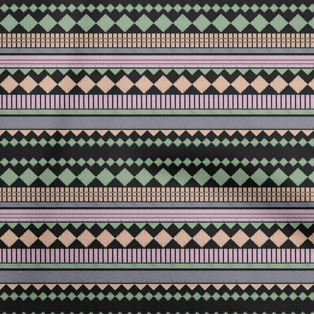 oneOone Rayon Gray Fabric Geometrical Sewing Material Print Fabric By The Yard 56 Inch Wide