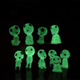 thumbnail image 3 of 10 unids/set muñecos elfos de árbol luminoso, estatua de Gnomo de jardín de resina, accesorios para muñecas de jardín con micropaisaje (10 unids/set), 3 of 5