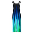 thumbnail image 4 of Usmixi Jumpsuits for Women Loose Comfort Cotton Linen Fashion Adjustable Strap Baggy Wide Leg Pocket Long Jumpsuits Overalls Summer Formal Tie-Dye Round Neck Sleeveless Maxi Rompers Green l, 4 of 4